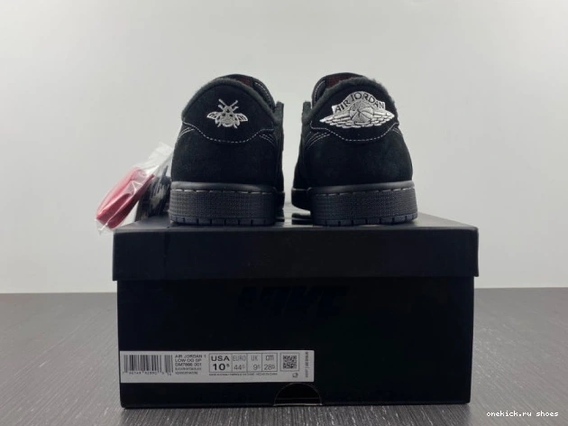 Rep Air Low 1 Air Travis Jordan Black Scott Retro DM7866-001 Jordan Phantom